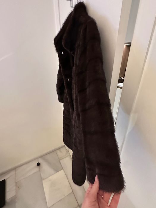 Haina lunga de blana eleganta