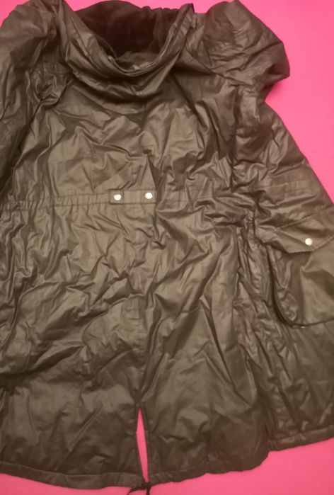 Geaca lunga/ pardesiu/ parka gluga dama, neagra, L, Cropp