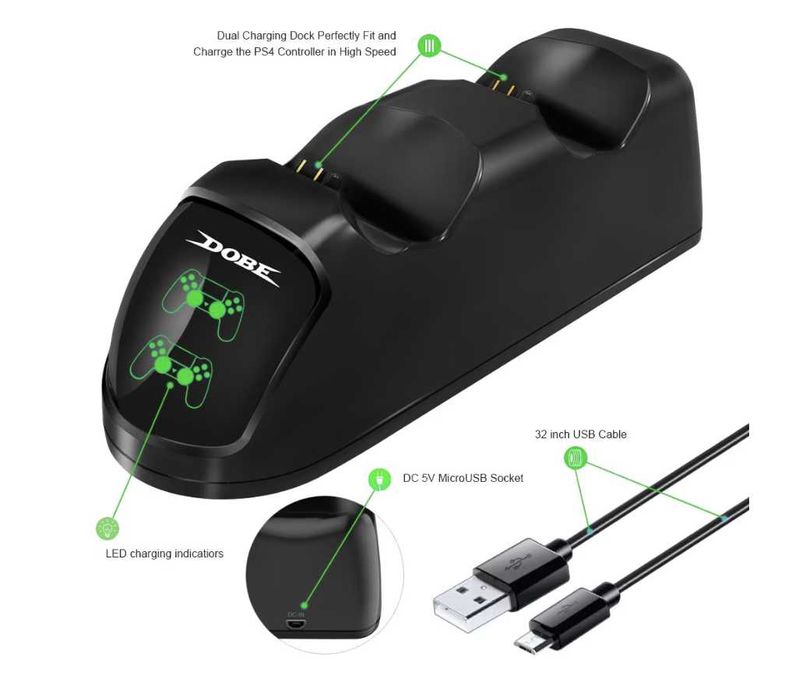 Incarcator controllere pentru Playstation 4