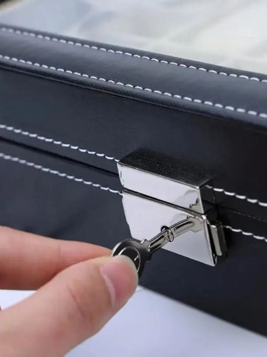 Шкатулка органайзер для часов и очков мужской подарочный