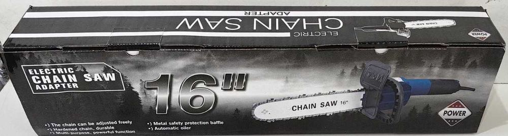 ШОК ЦЕНА!Приставка Верижен Трион/Резачка 16"- 400мм за Ъглошлайф/Флекс