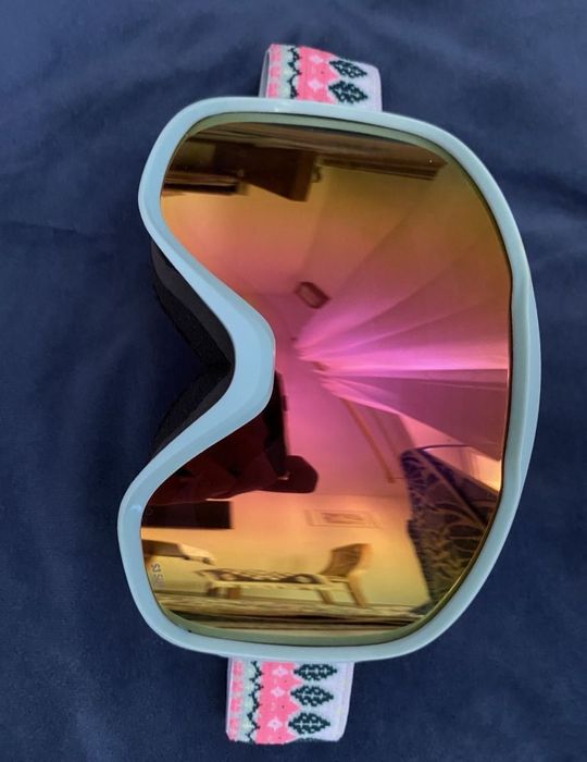 Cască de ski + ochelari de ski + urechi detașabile (separat sau set)