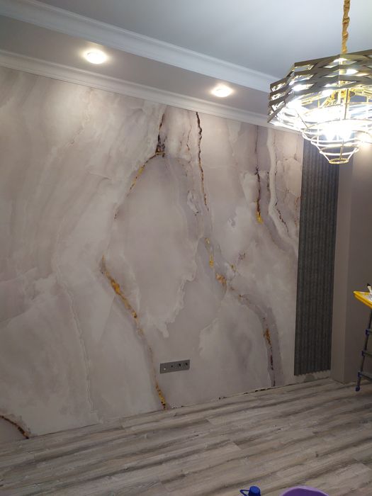 Поклейка обоев качественно