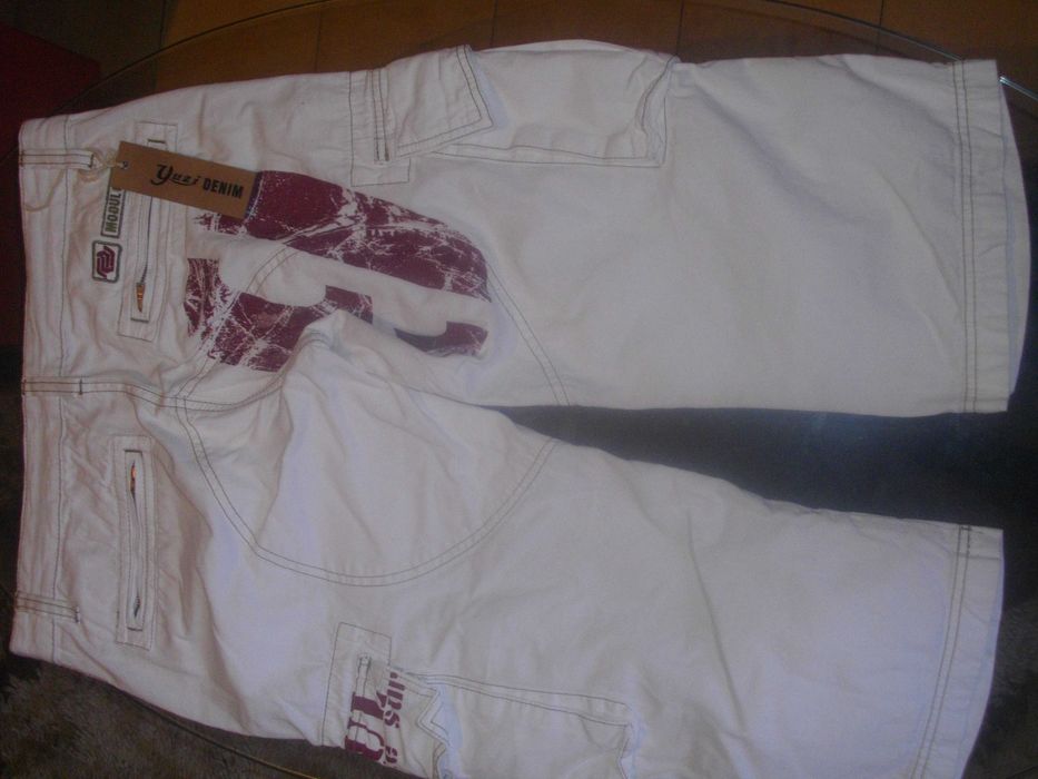 Мъжки №30-Маркови Бели 7/8 Панталони-Летни-Mogul  094-Спортни-Памук