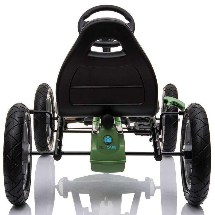 Kart cu pedale si roti gonflabile  4-9 ani - Albastru sau Verde