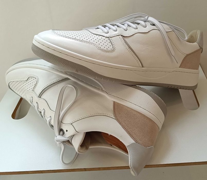 Pantofi sport casual 45 premium Oliver Jacob NOI piele naturala moale