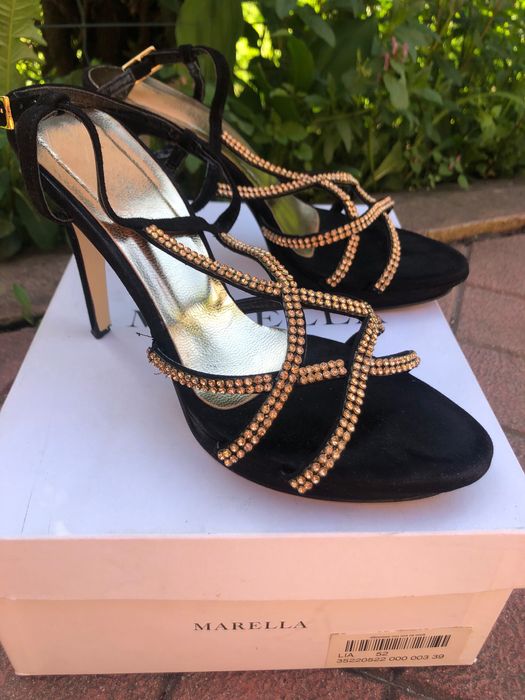 Marella, дамски елегантни сандали на ток, размер 39