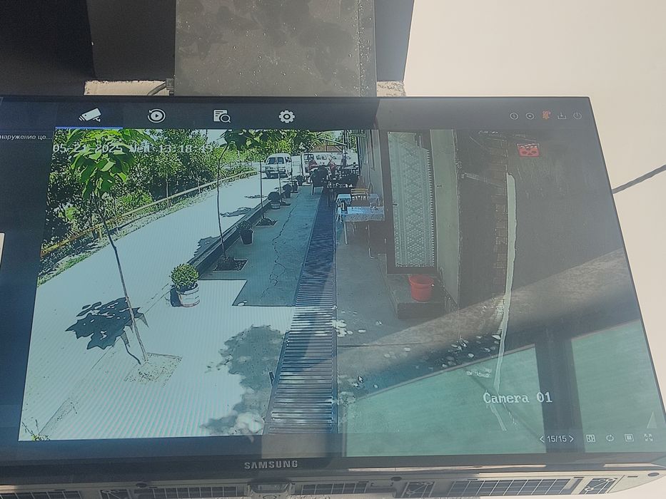 установки камеры и пожарные сигнализации и установки шлагбаума и други