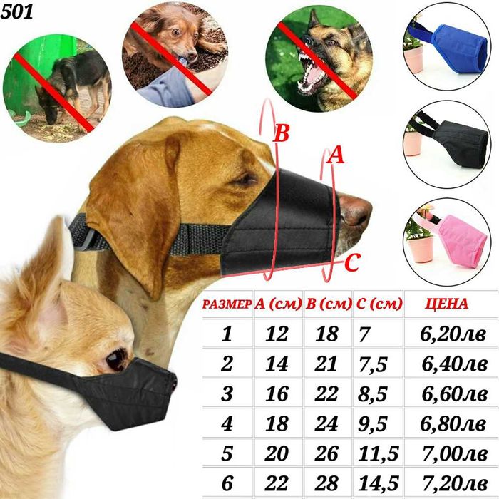 Наморник, адресник, нокторезачка, хигиенни гащи, яка за куче и котка.