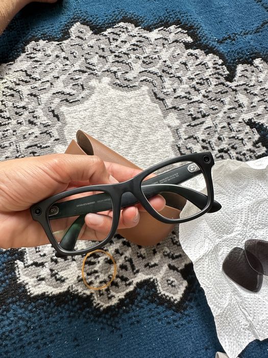 Meta rayban Hamiliyon va qora oynasi bilan IDEAL