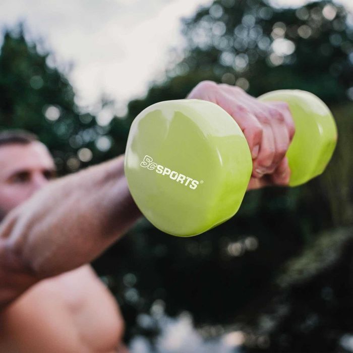 Set gantere pentru gimnastică 2 x 5 kg