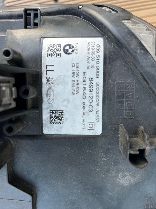 Bmw G30 фар USA в перфектно състояние