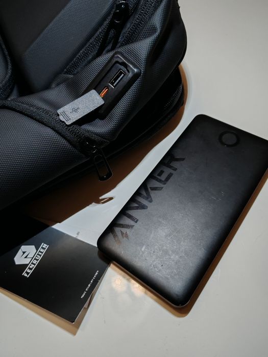 Rucsac business barbati Fenree geer cu baterie externa extensibil pent