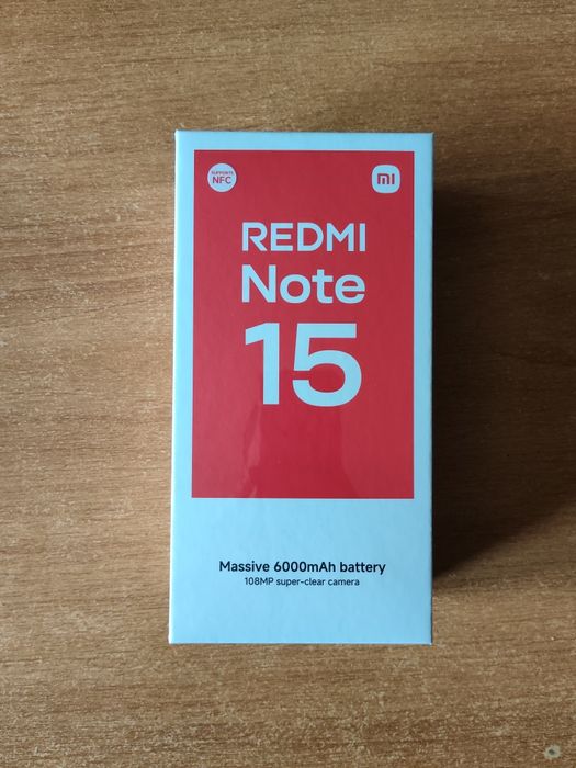 Новый Xiaomi Redmi Note 15 4G 6/128 запечатанный