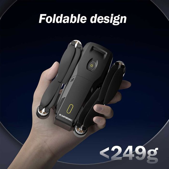 Дрон с вграден екран на дистанционното K600 GPS - 4K Камера