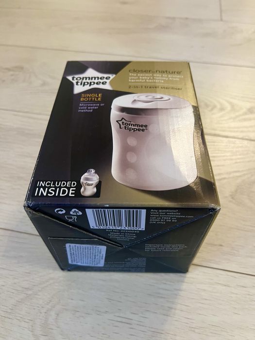Pompa de san manuala + Sterilizator calatorie + 2 tetine Tommee tippe