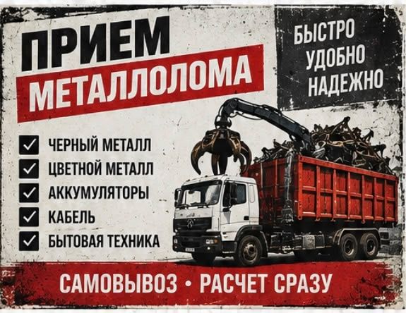 Приём металла самовывоза дорого