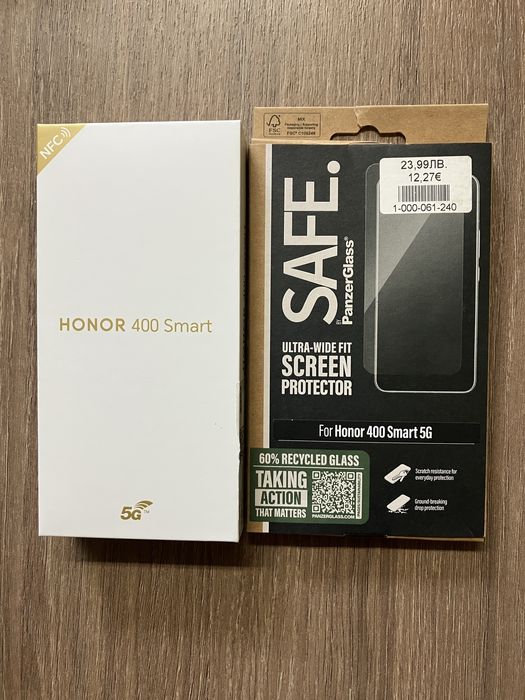 Телефон-Honor400 Smart+Предпазно стъкло
