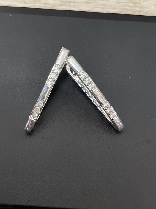 Cercei argint 925 cu zirconii – model elegant