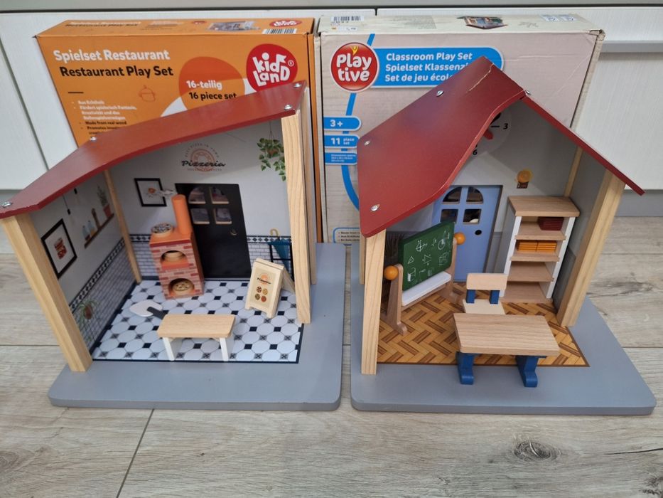 Дървени къщички за игра