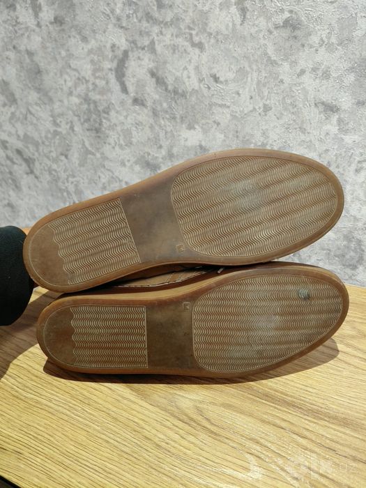 Оригинальные кожаные кеды Trussardi