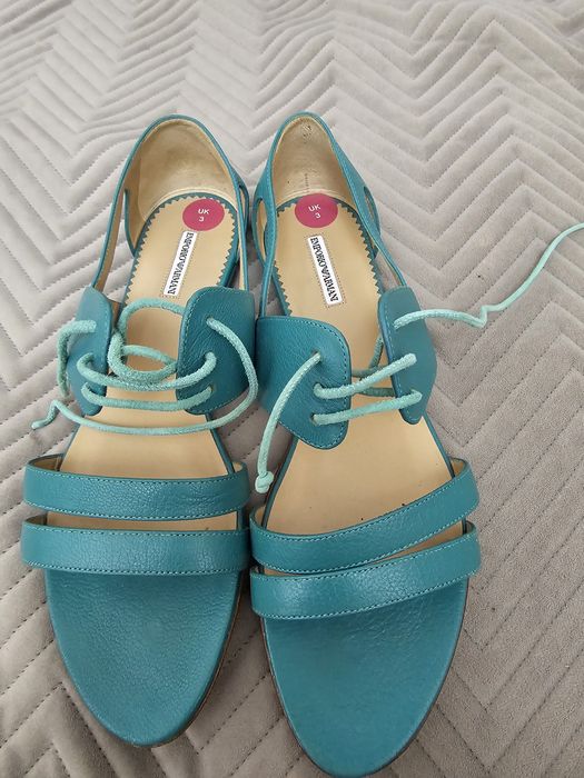 Sandale Emporio Armani piele, originale