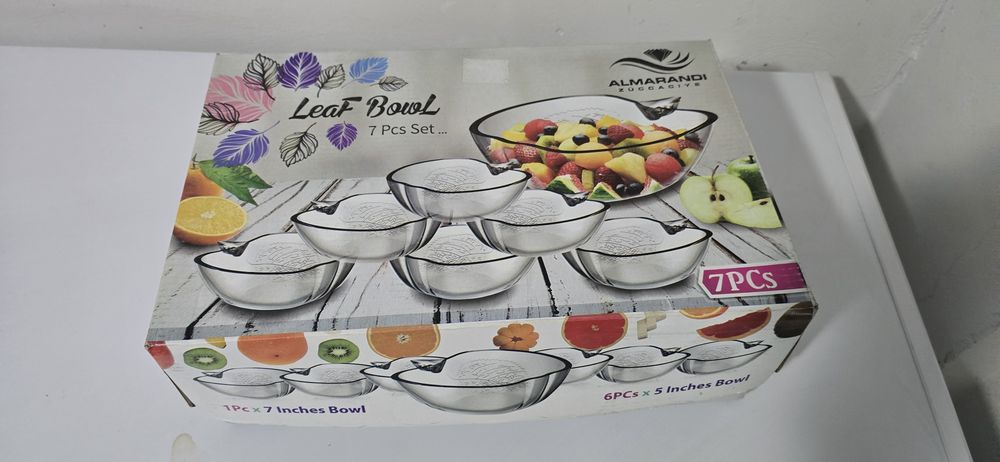 Set 7 boluri model Leaf Bowl