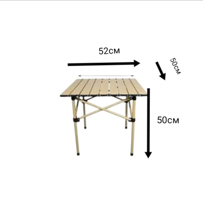 Комплект къмпинг маса и 2стола