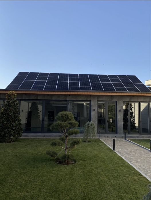 Монтаж солнечных панелей