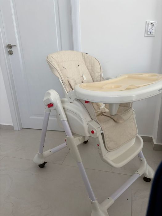 Scaun de masa Wunderkid Swing 2 in 1, cu leagan, Bej