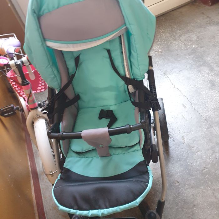 Carucior 3 in 1 albastru