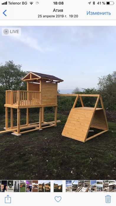 Дървени навеси, перголи, подиуми, огради, беседки, павилиони за бизнес