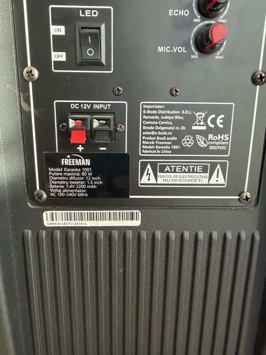 Boxa Karaoke FREEMAN