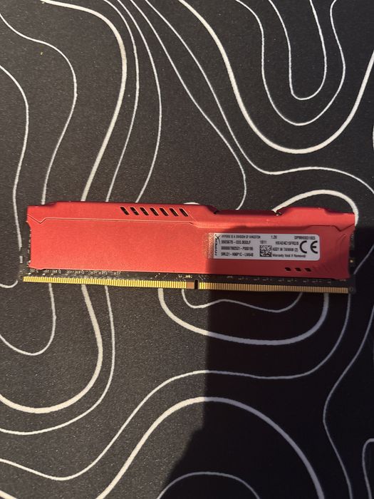 Vand ram 8 gb hyperx DDR4 FURY red