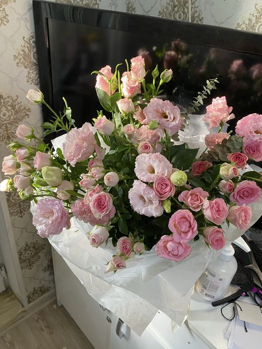 Букет в корзинке