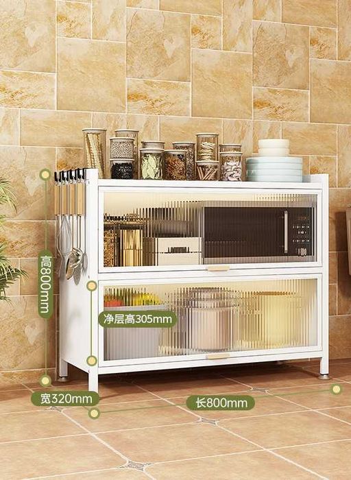 Кухонная мебель из стали/Oshxona idishlari uchun shkaf