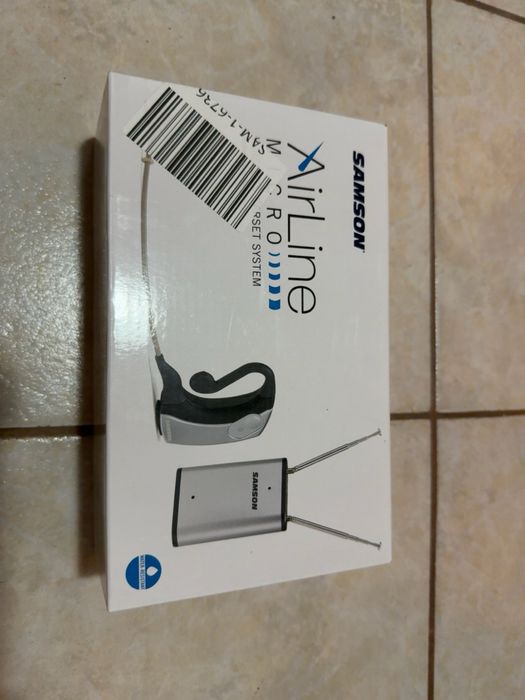 Samson AirLine Micro Wireless Earset System AH2 AR2 Microfon Wireless Headset UHF Fitness Conferinte Nou Sigilat