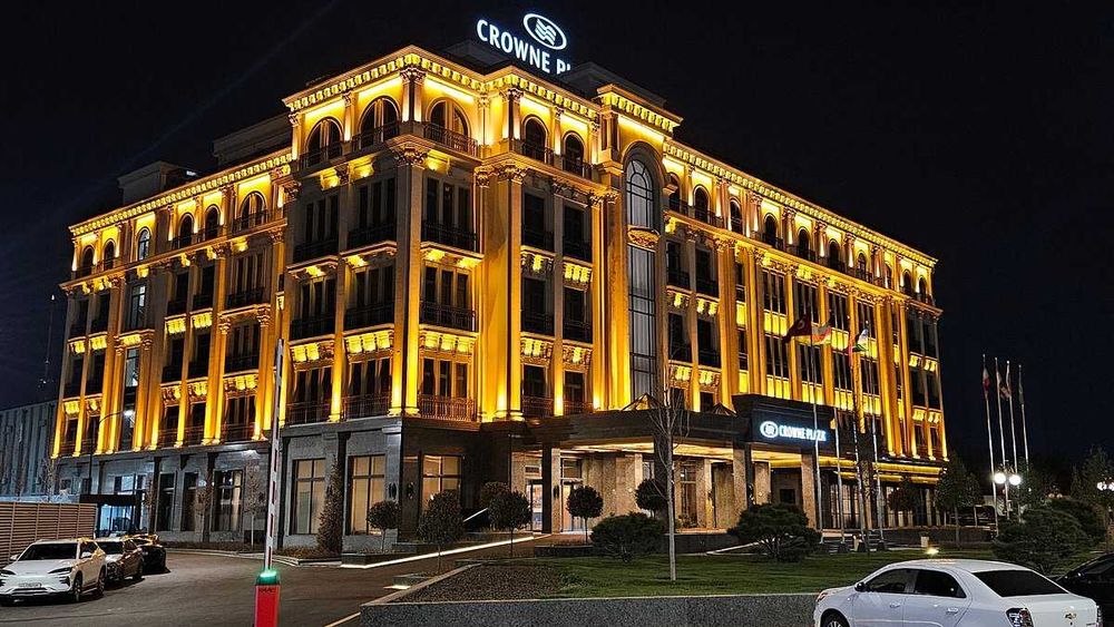 Современное фасадное освещение,Zamonaviy fasad yoritgichlari