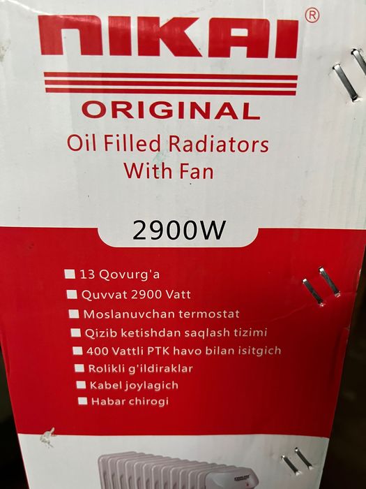 Масляный обогреватель Nikai