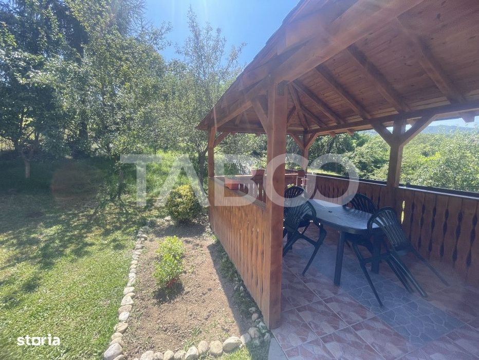 Casa individuala zona de munte 6 camere si teren 1030 mp Vale Sibiu