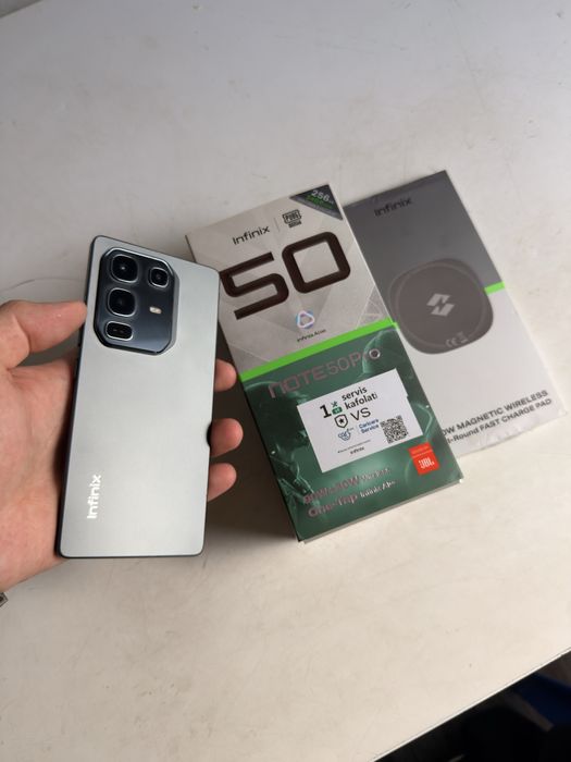 Infinix Note 50 Pro (24/256 GB) ideal holatda full karopka dacument