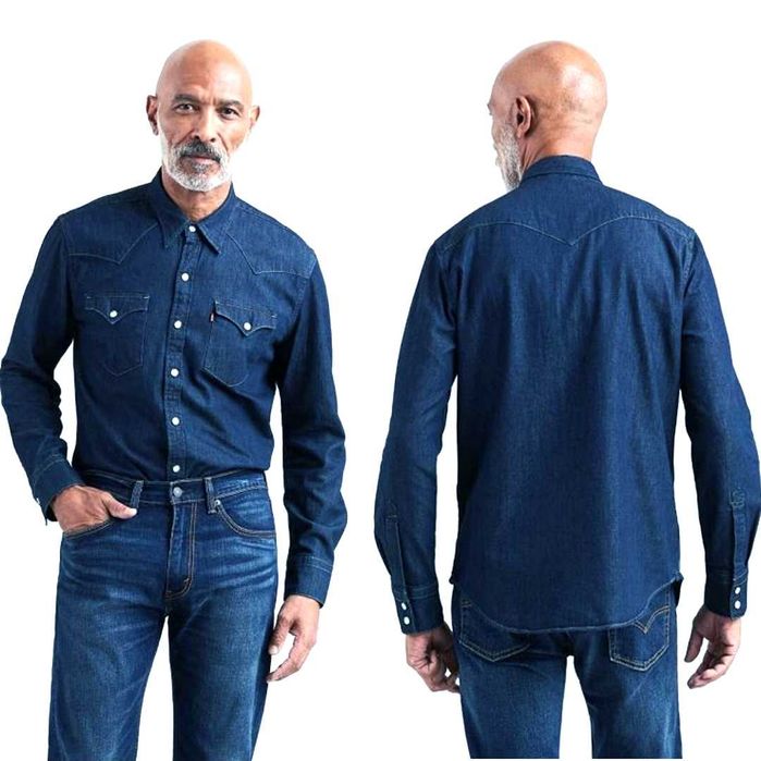 Джинсовая рубашка "Wrangler", "Levis" & "Montana"