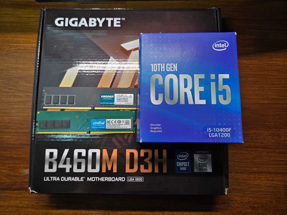 Kit Intel i5 Gen 10 + Placă de Bază + 16GB RAM – Super Ofertă!