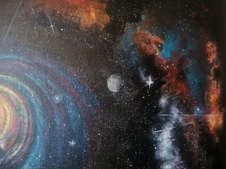 Tablou Pictura univers creatie proprie 70x100cm