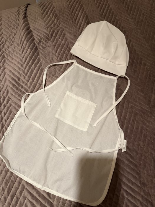 Престилка и шапка за бебе 6-12м Готвач/Пекар