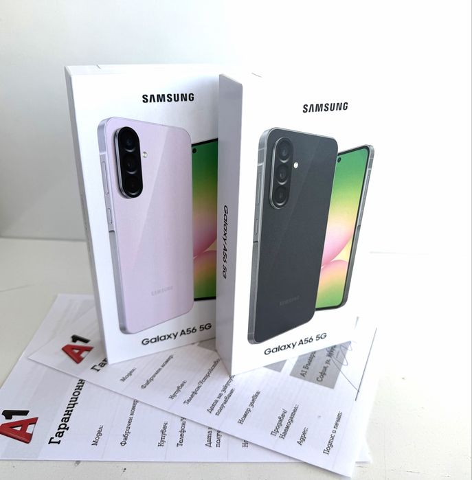 НОВ! Samsung Galaxy A56 5G 128GB Graphite / Pink 2г.ГАРАНЦИЯ!