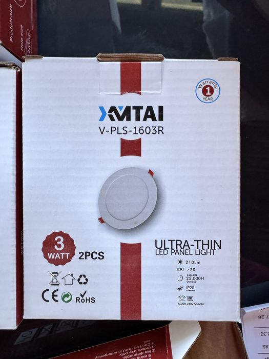 Spot led 3w rotund 6000k incastrabil+ cadouri