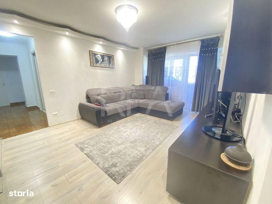 3 camere- Bloc 1998- Renovat-70mp-Calea 13 septembrie