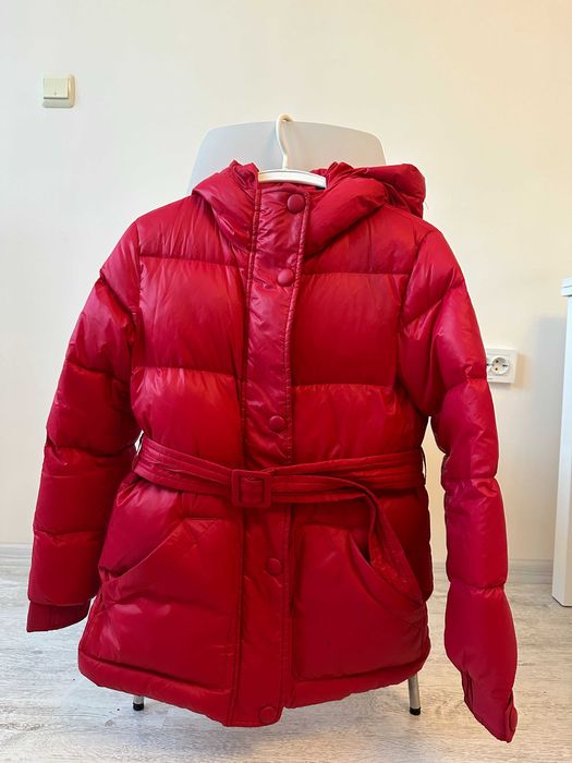 Armani Exchange - гъши пух - зимно яке с колан