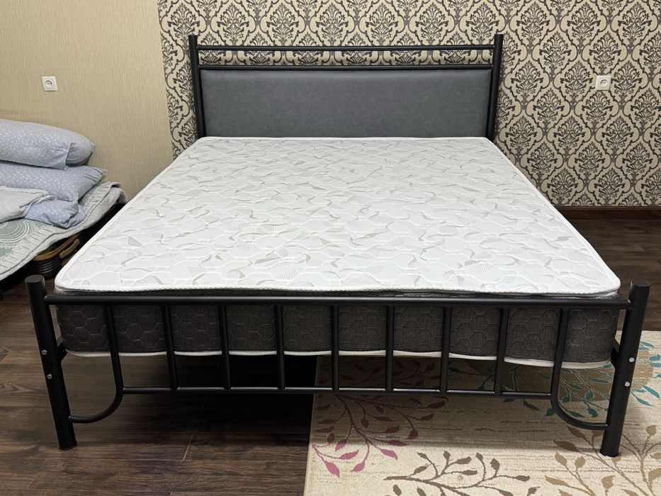 Металлические Кровать Лофт. Двуспальная кровать. Temir Kravat.